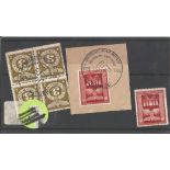 German stamp collection 1 stock card 6 stamps dated 1943. We combine postage on multiple winning