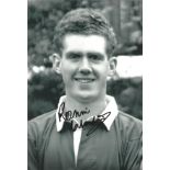 Ronnie Clayton England Signed 12 x 8 inch football photo. All autographs come with a Certificate