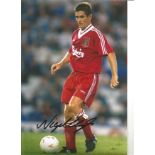 Nigel Clough Liverpool Signed 12x 8 inch football photo. All autographs come with a Certificate of