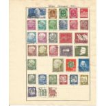 German Stamp collection include West Germany and West Berlin 3 loose album leaves 49 stamps dating