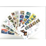 GB FDC collection includes 10 covers dating 1990 to 1992 subjects include Astronomy, The Queens