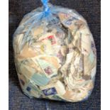 South Africa stamp collection glory bag hundreds of stamps used mostly 1930s, 40s and 50s mounted
