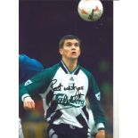 Dominic Matteo Liverpool Signed 10 x 8 inch football photo. All autographs come with a Certificate