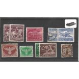 German stamps collection 1 stock card 10 stamps dated 1942/1945. We combine postage on multiple