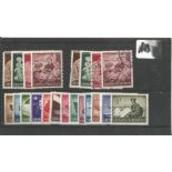 German stamps collection 1 stock card 21 stamps dated 1944. We combine postage on multiple winning