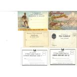 Assorted letter cards including London Military life, Torquay, Truro, Views of Australia and New