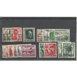 German stamp collection 1 stock card 17 stamps dated 1937/1938 catalogue value £46. We combine