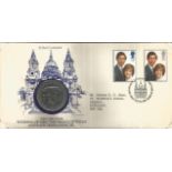 GB Coin FDC Commemorating the Royal Wedding of HRH The Prince of Wales and Lady Diana Spencer PM 22.