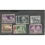 German stamp collection 1 stock card 10 stamps dated 1941/1942 catalogue value £39. We combine