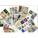 Worldwide stamp collection 30 post cards with some interesting stamps from around the world. We
