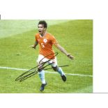 Giovanni Van Bronckhorst Holland Signed 10 x 8 inch football photo. All autographs come with a