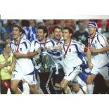 Giorgos Karagounis Greece Signed 12 x 8 inch football photo. All autographs come with a