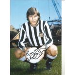 Malcolm Mcdonald Newcastle Signed 12 x 8 inch football photo. All autographs come with a Certificate