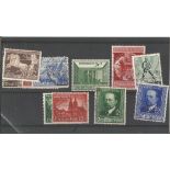 German stamp collection 1 stock card 11 stamps dated 1940 catalogue value £69. We combine postage on