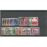 German Stamp collection 1 stock card 17 stamps dated 1936 catalogue value £43. We combine postage on