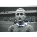 Alex Young Everton Signed 12 x 8 inch football photo. All autographs come with a Certificate of
