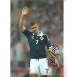 James Morisson Scotland Signed 10 x 8 inch football photo. All autographs come with a Certificate of