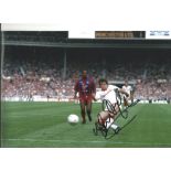 Mark Hughes Man United Signed 12x 8 inch football colour photo. All autographs come with a