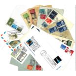 Worldwide Postage collection 20 items includes vintage air mail, FDCs and envelopes from around
