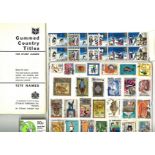 Worldwide postal collection glory folder includes post cards, airmail letters, stamps and FDC mainly