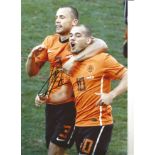 Johnny Heitinga Holland Signed 10 x 8 inch football photo. All autographs come with a Certificate of