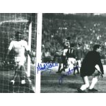 John Aston and David Sadler Man United Signed 10 x 8 inch football photo. All autographs come with a