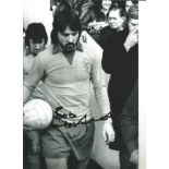 Bob Latchford Everton Signed 12 x 8 inch football photo. All autographs come with a Certificate of