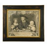 George Vertue after Maubeugius Three Children of K Henry VII and Elizabeth his Queen