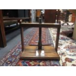 A 19th century fruitwood flower press