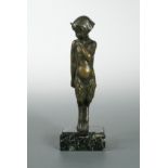 Pierre Laurel (French, 20th century), an Art Deco Bronze Child Faun,