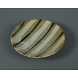 Shoji Hamada (Japanese, 1894-1978), a Nuka glazed plate,