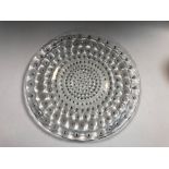 Cactus, an R. Lalique glass plate,