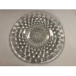 Cactus, an R. Lalique glass plate,