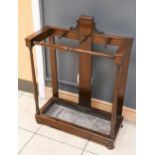 An early-Victorian mahogany umbrella and whip stand, 83 x 74 x 32 cm