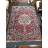 A Sarouk Mahal carpet 210 x 142cm