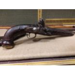 An 18th century Eastern Flintlock pistol and various items