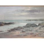 James Longueville, RBSA (British, b.1942) 'The Rocky Shore', signed, gouache, 45 x 70cm; P. D. Naire