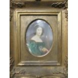 A 19th century portrait miniature, signed Cooper