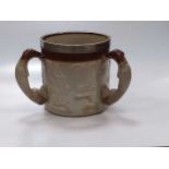 A three handled loving cup