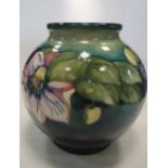 A Moorcroft Anemone pattern vase