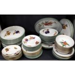A Collection of china, including Worcester Evesham table ware, Royal Doulton service, etc