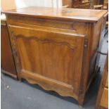 A 19 th century French provincial cabinet, 105 x 107 x 53cm