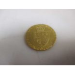 1794 gold spade guinea, VF 8 gram