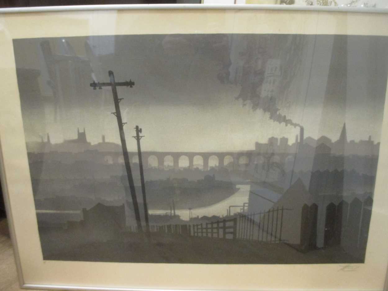 David Gentleman, London industrial buildings at Curlew Street, lithograph signed and numbered 138/ - Image 7 of 10