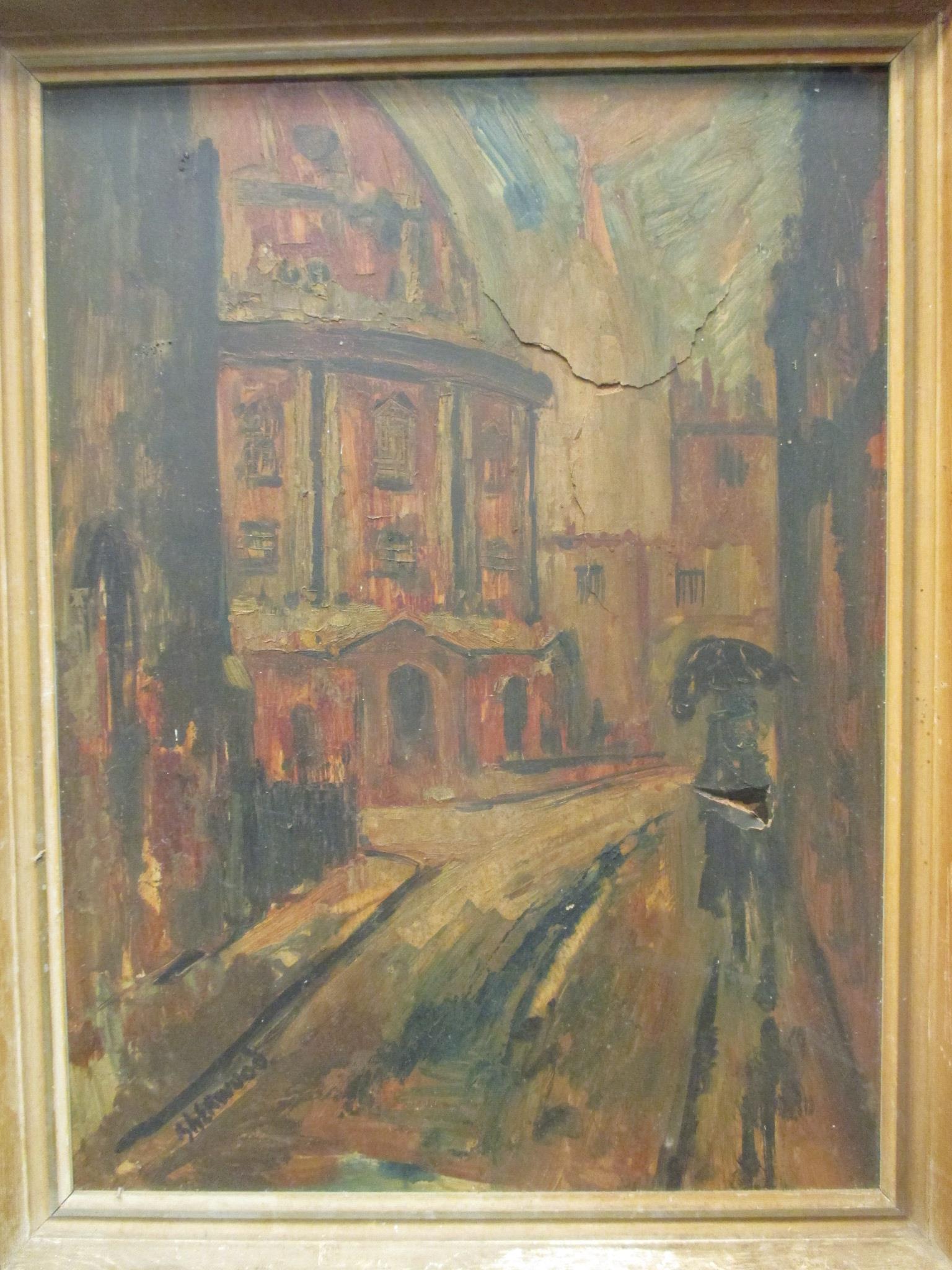 Isherwood - Radcliffe Camera, Oxford, oil on board