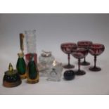 Items of glassware to include