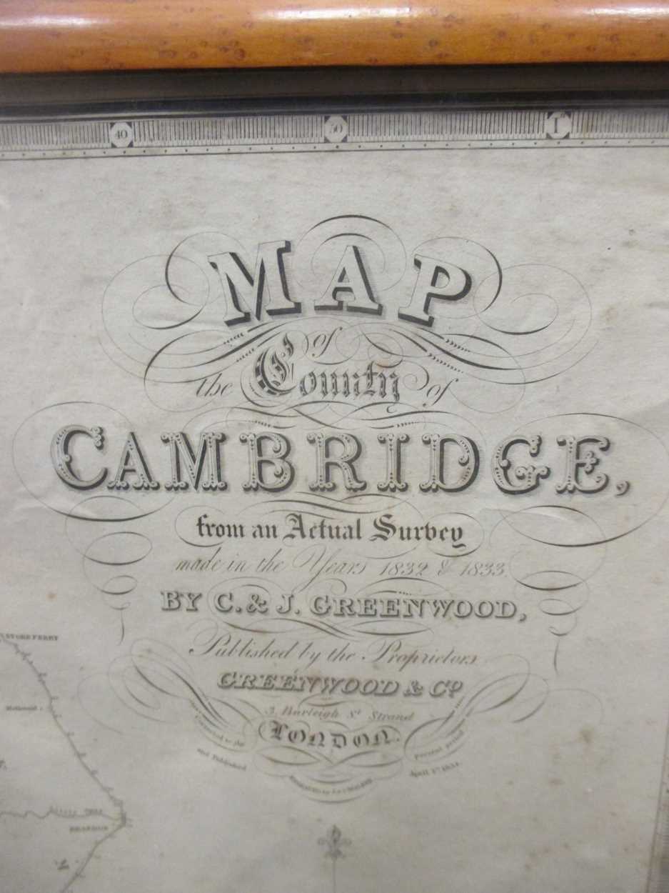 Greenwood's county map of Cambridge - Bild 2 aus 2