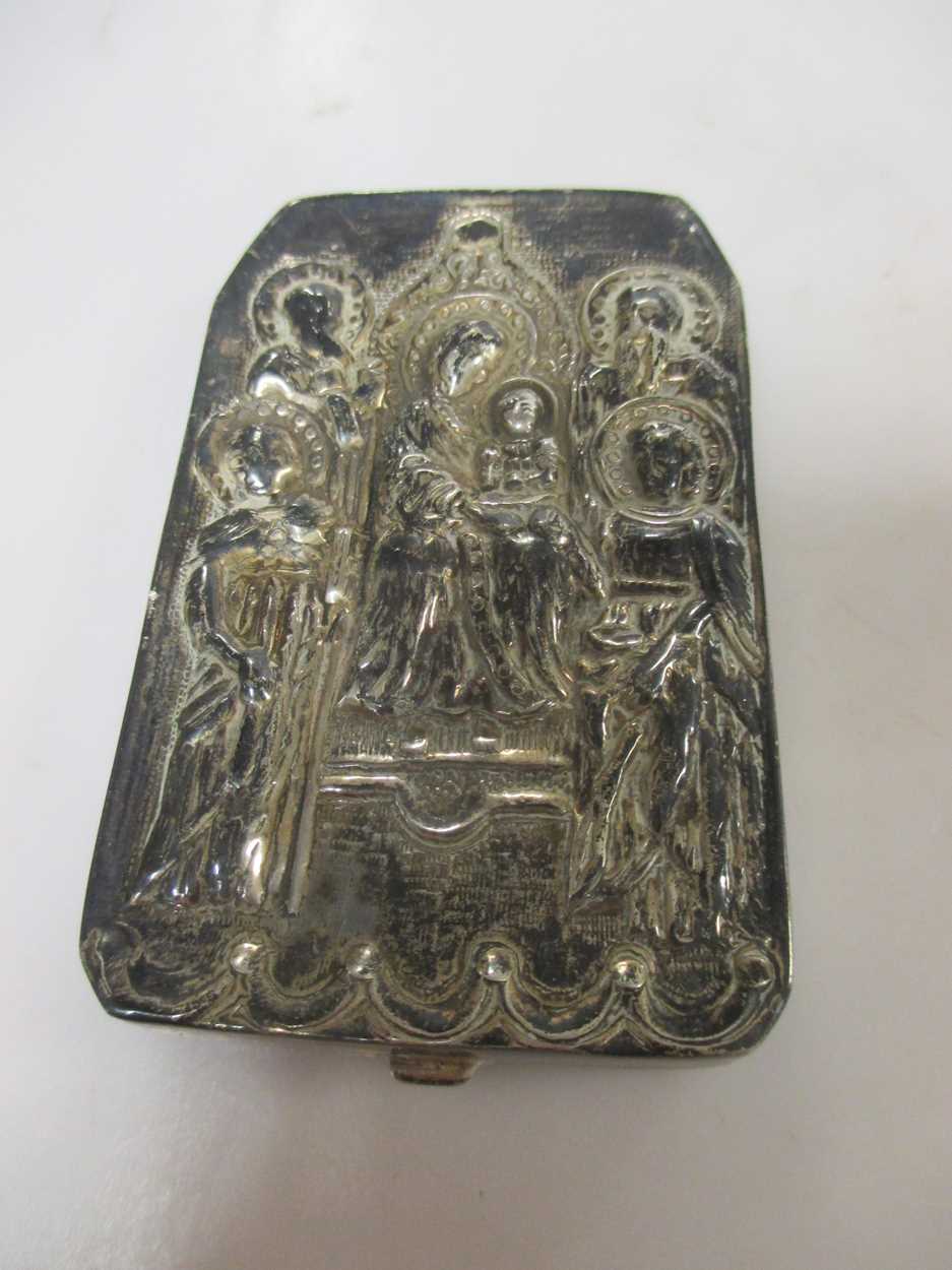 A Greek silver Icon - Image 3 of 3