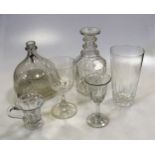 A quantity of miscellaneous 19th century and later glassware