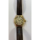 Rolex - A gentleman's 9ct gold 'Oyster' wristwatch,
